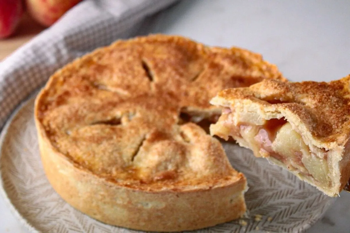 Torta de pessego