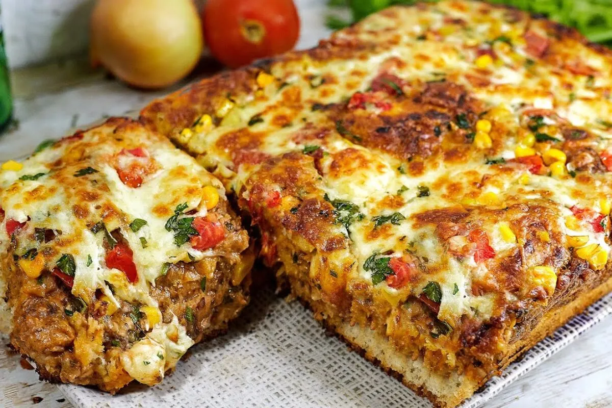 Torta de sardinha feita com uma massa inacreditavel ideal pa