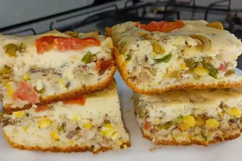 Torta de sardinha simples facil e rapida para garantir um la