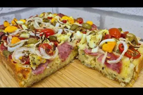 Torta portuguesa com massa de iogurte super leve e macia um 