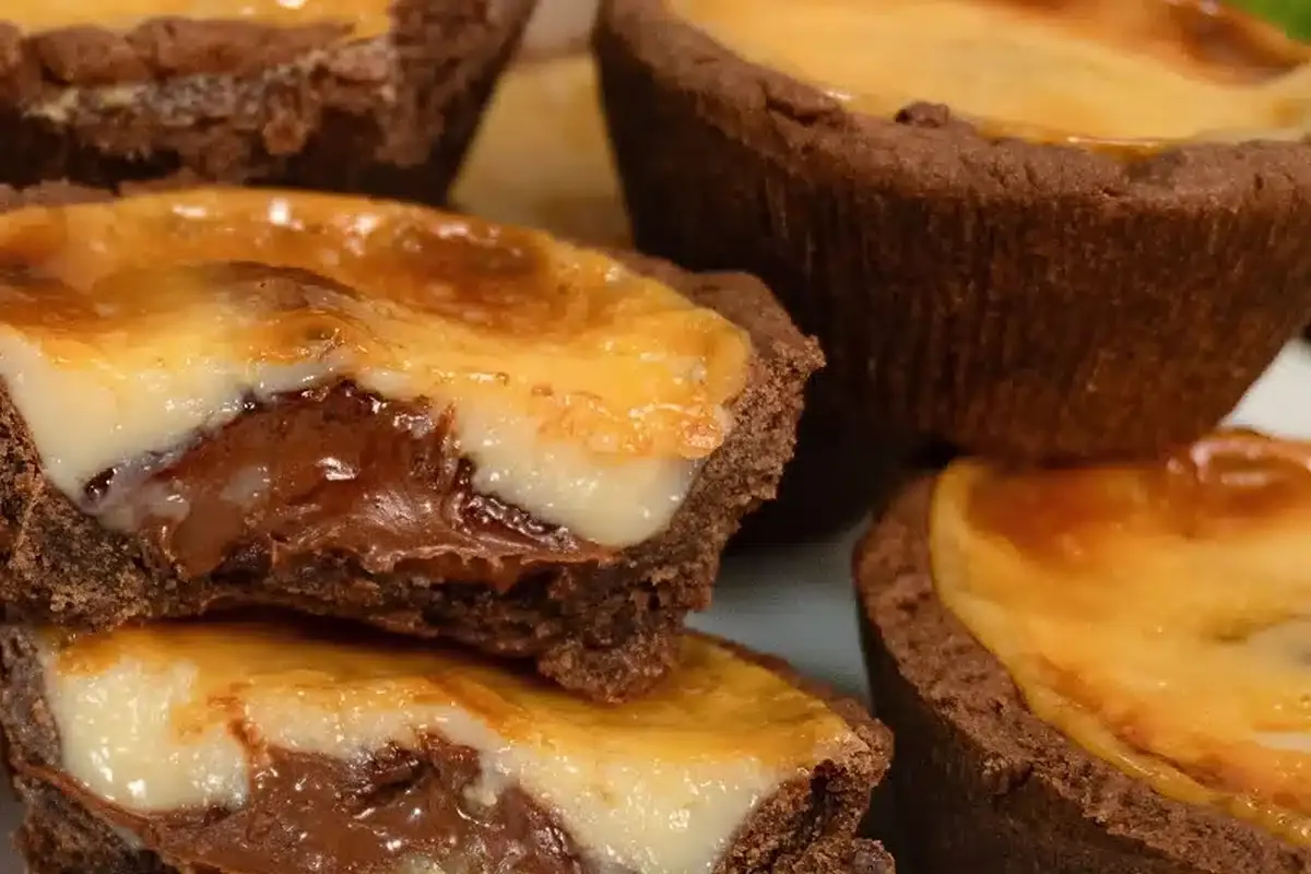 Tortelete de chocolate com leite condensado facil e rapida p